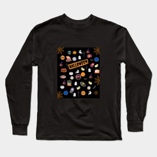 Halloween Collage Long Sleeve T-Shirt